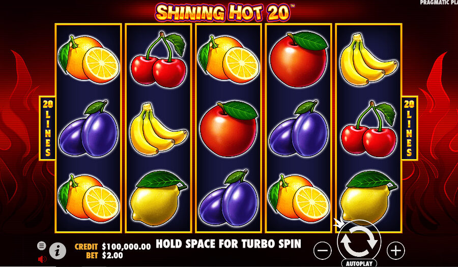 Play Shining Hot 20® Free Game Slot by Pragmatic Play
