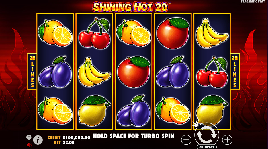 Play Shining Hot 20® Free Game Slot by Pragmatic Play