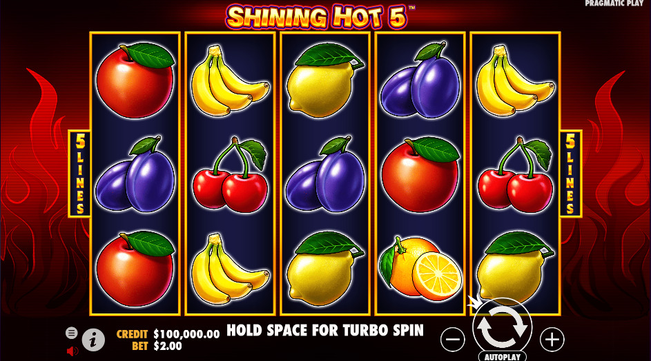 Play Shining Hot 5® Free Game Slot by Pragmatic Play