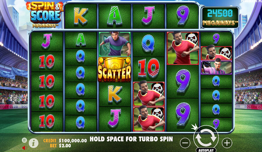 Play Spin & Score Megaways® Free Game Slot by Pragmatic Play