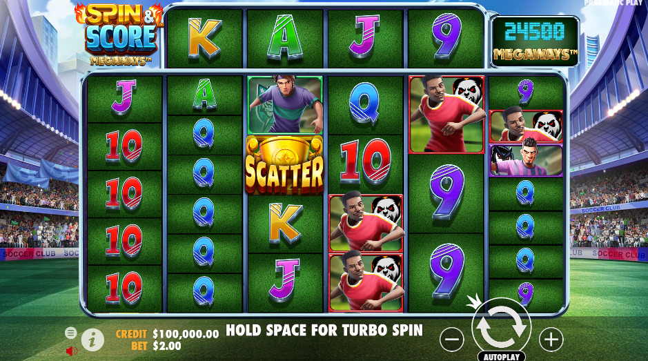 Play Spin & Score Megaways® Free Game Slot by Pragmatic Play