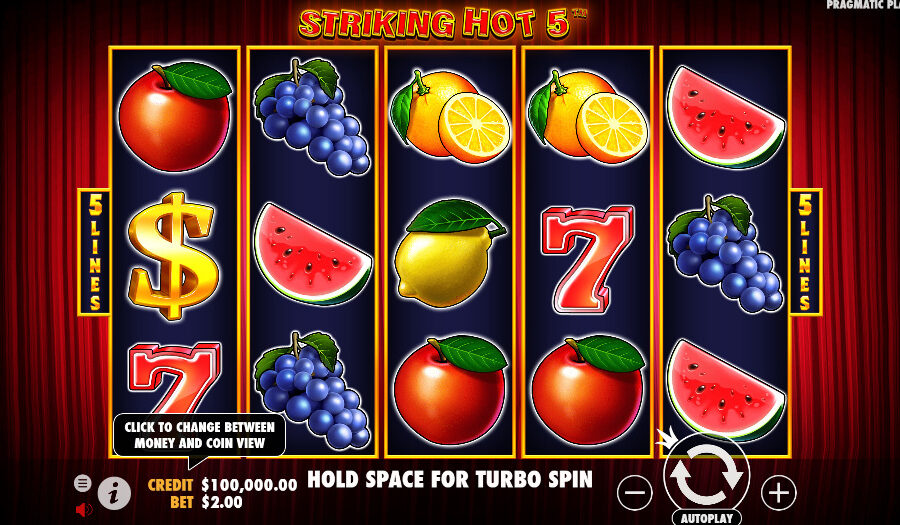 Play Striking Hot 5® Free Game Slot by Pragmatic Play