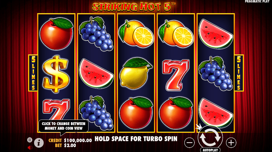 Play Striking Hot 5® Free Game Slot by Pragmatic Play