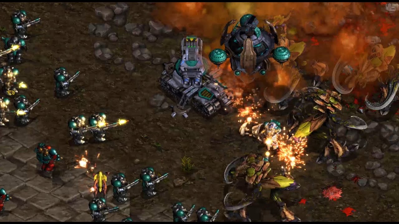 Sniper (T) vs Terror (Z) on Fighting Spirit - StarCraft - Brood War