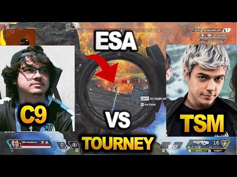 TSM Albralelie WIPED WHOLE TSM Imperialhal TEAM WITH HAVOC SMG AT ESA Tournament  ( apex legends )