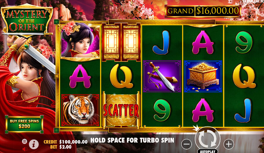Play Mystery of the Orient® Free Game Slot by Pragmatic Play