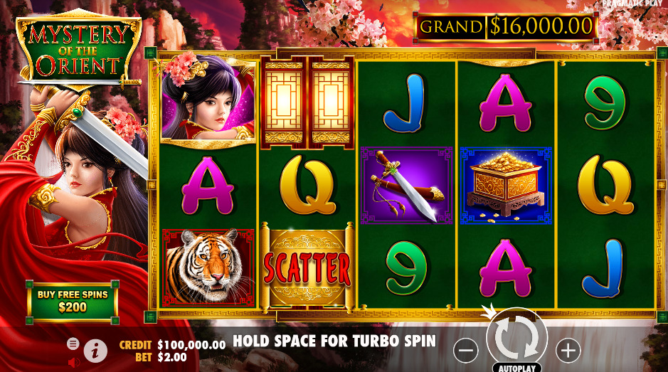 Play Mystery of the Orient® Free Game Slot by Pragmatic Play