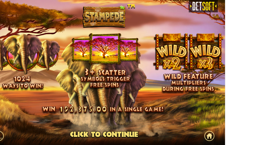 Play Stampede® Free Game Slot by Betsoft