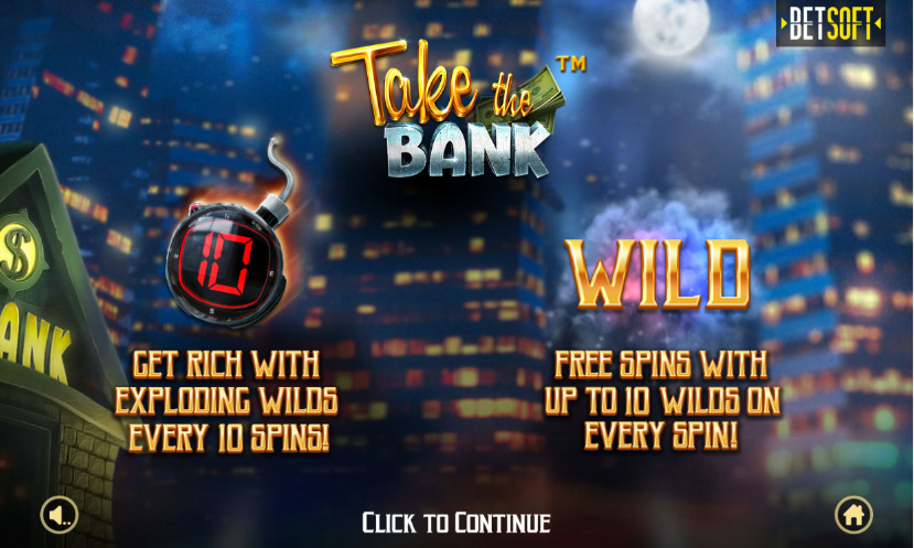 Play Take the Bank® Free Game Slot by Betsoft