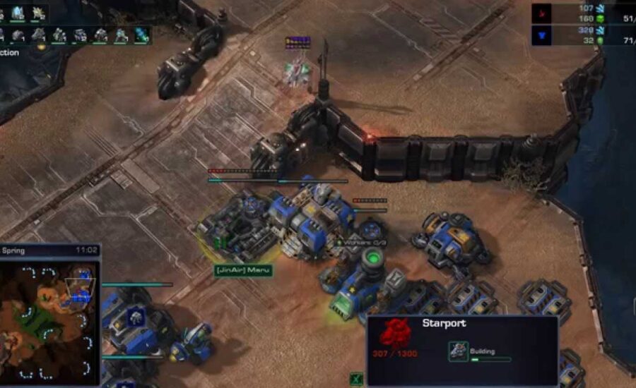 Starcraft II -- HOTS -- G4 HerO (P) v Maru (T) on Secret Spring