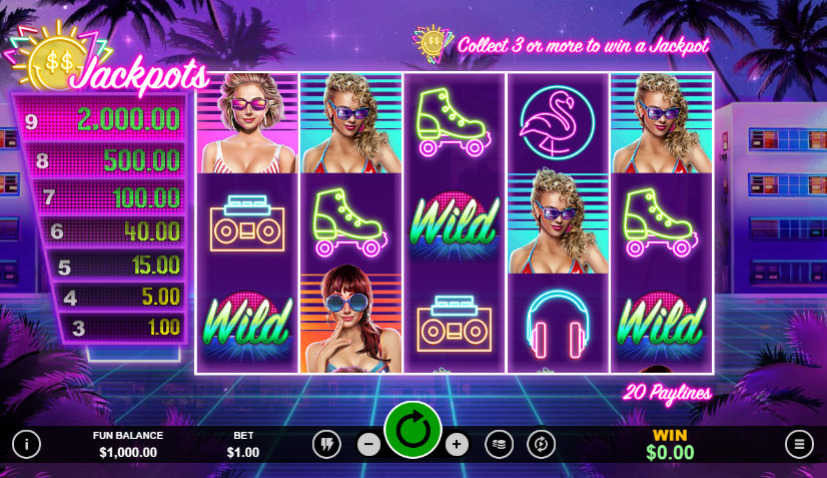 Play Miami Jackpots ® Free Game Slot by Vegas Casino Online