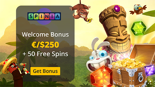 Spinia Casino Banner