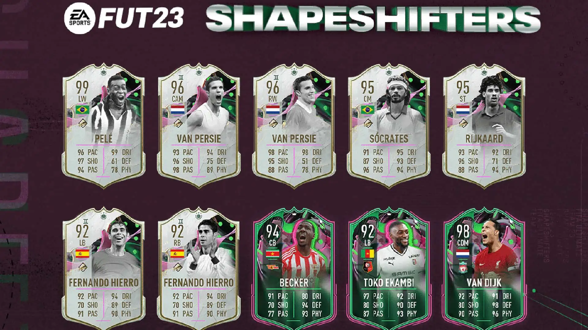 Shapeshifters in FIFA 23 Ultimate Team