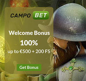 Campobet Casino Welcome Bonus of €500 - Small