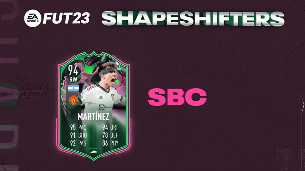 EA Sports Releases Shapeshifters Lisandro Martinez SBC in FIFA 23 Ultimate Team