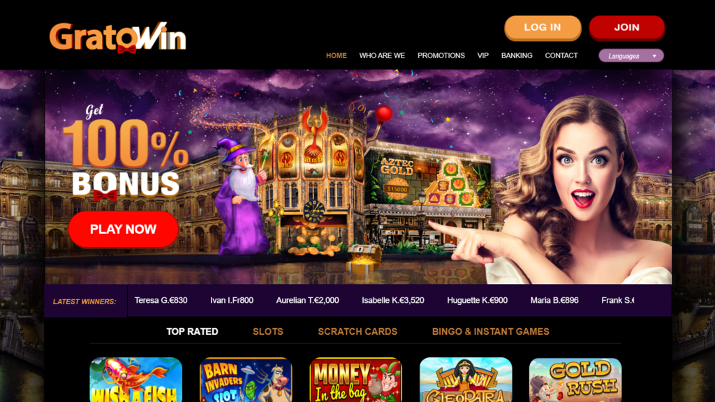 GratoWin Casino Review