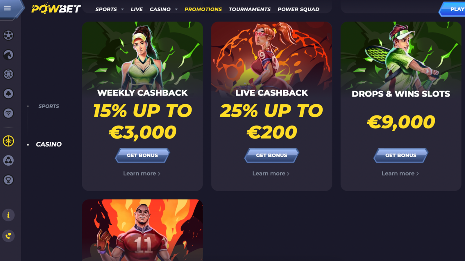 Powbet Casino Review