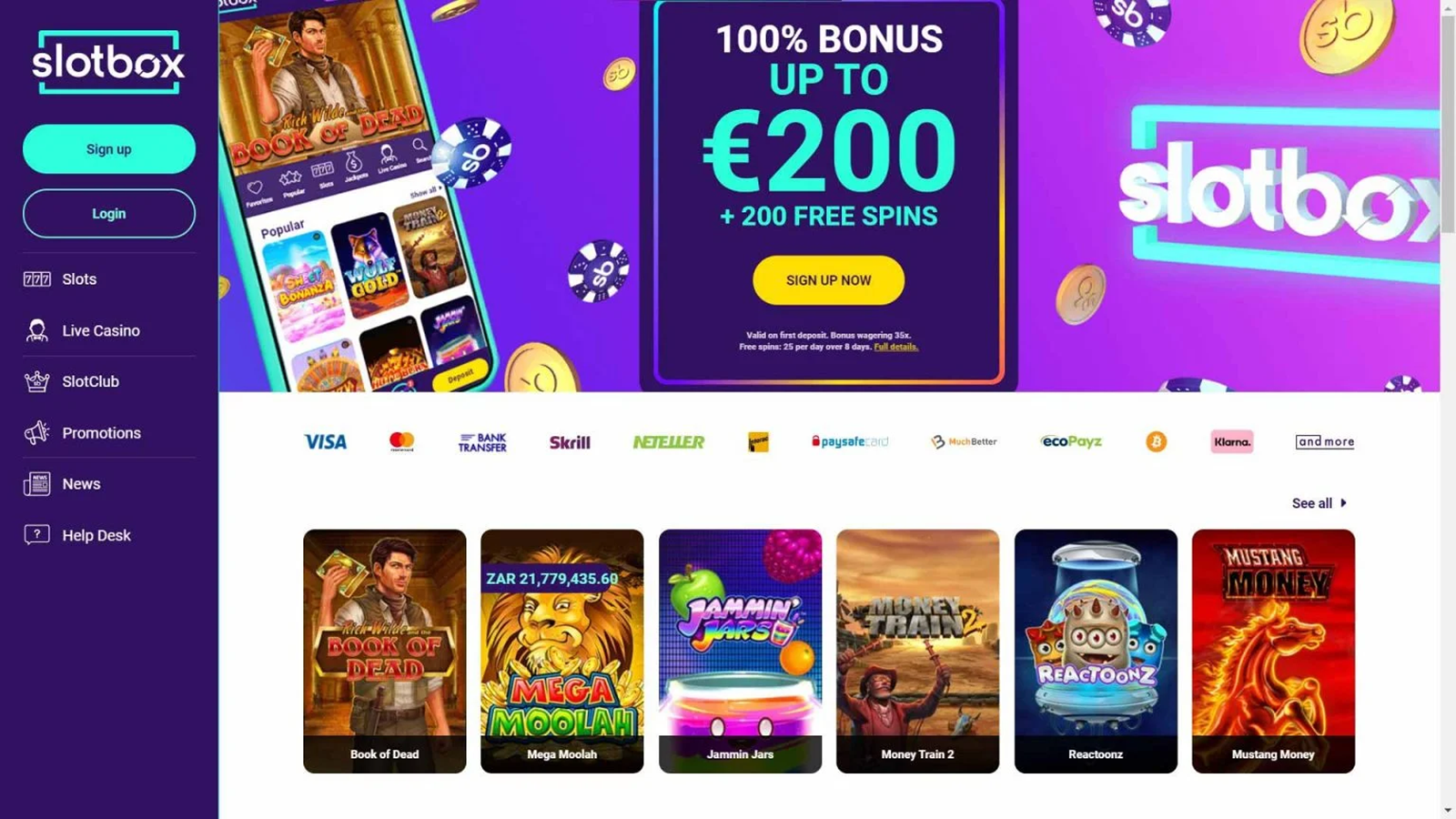 Slotbox Casino Review