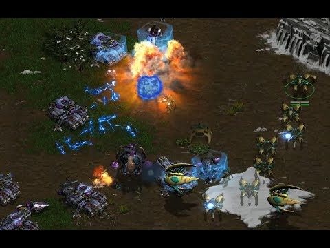 Ample (T) v Rain (P) on Tau Cross - StarCraft  - Brood War REMASTERED 2019