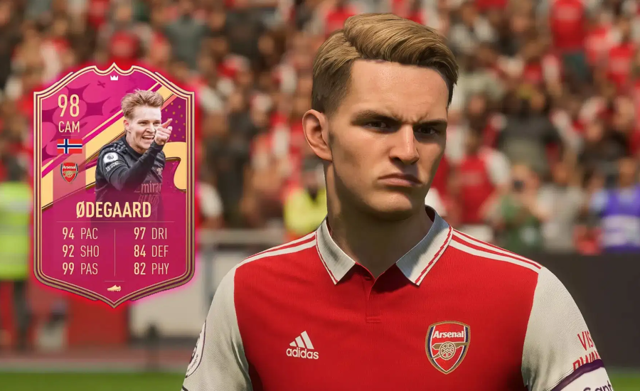 FIFA 23 The Martin Odegaard Premium Futties Card