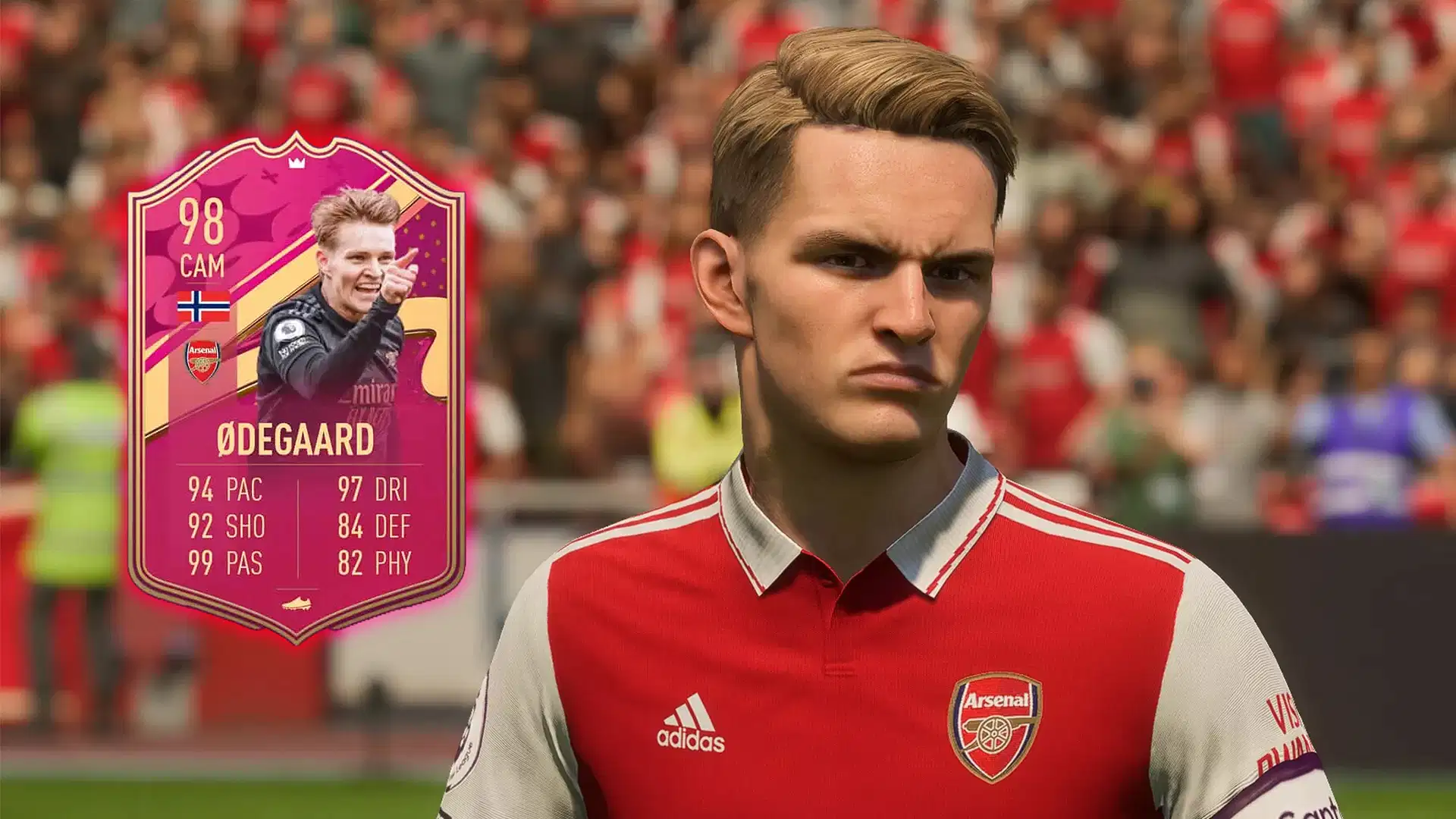 FIFA 23 The Martin Odegaard Premium Futties Card