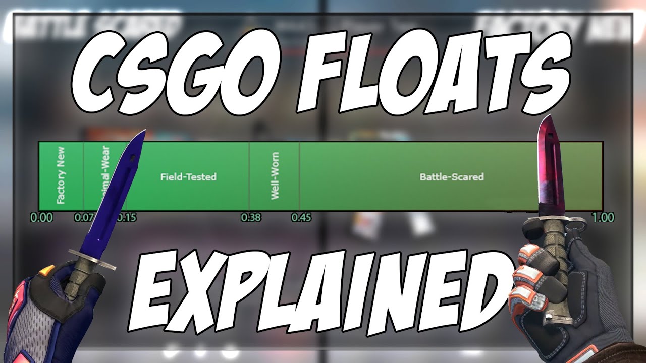 HOW CSGO SKIN FLOAT VALUES WORK!!