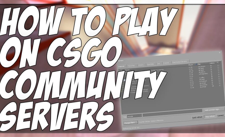 HOW TO PLAY ON CSGO COMMUNITY SERVERS!! (SURF, BHOP AND MORE)