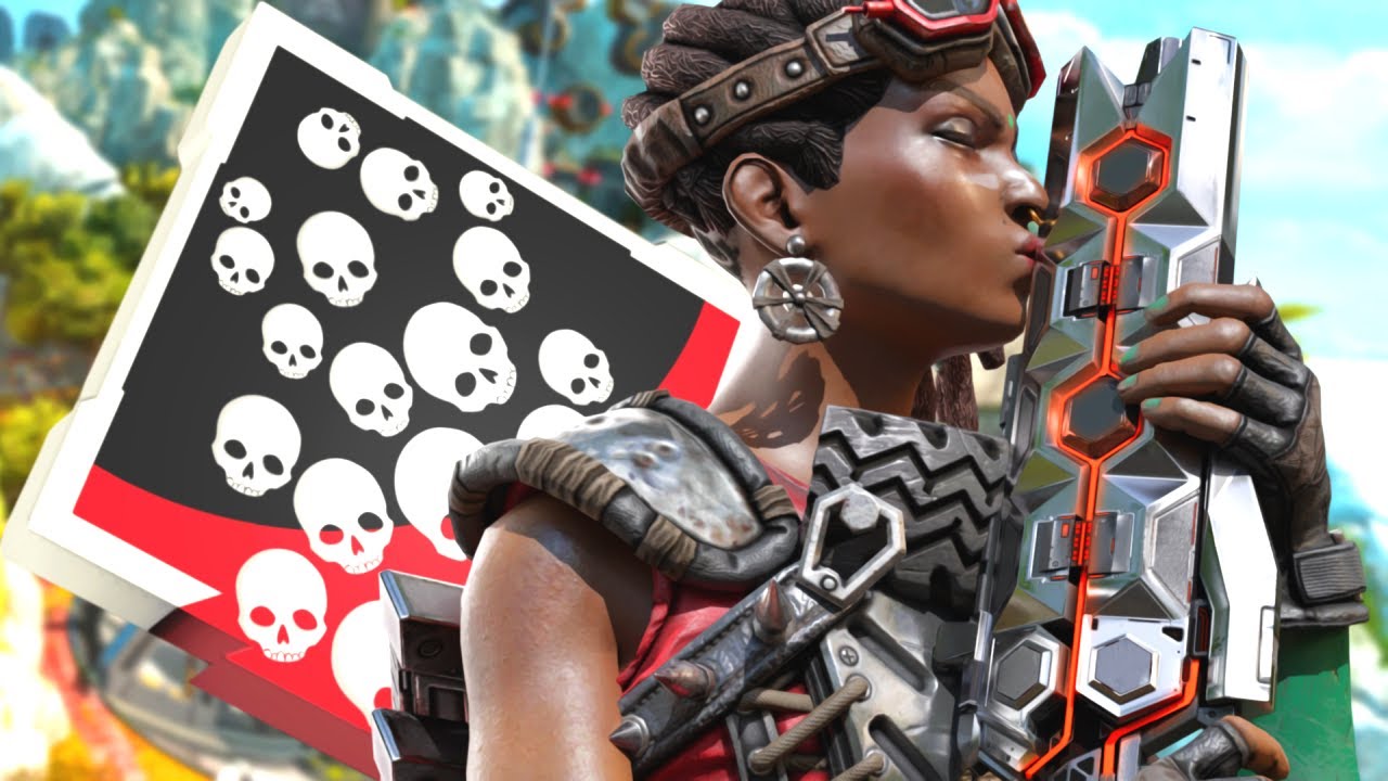 Rampart 21 KILLS 4227 Damage I Love this flat skin Apex Legends Gameplay