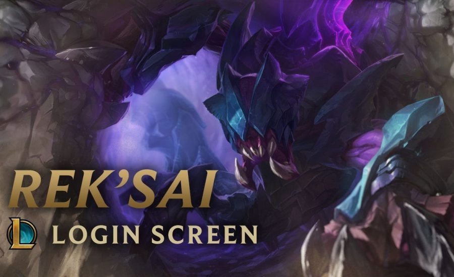 Rek'Sai, the Void Burrower | Login Screen - League of Legends