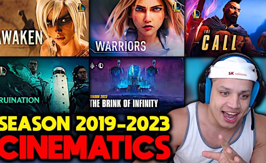 Tyler1 reacts to ALL League of Legends Season Cinematics (2019-2023)