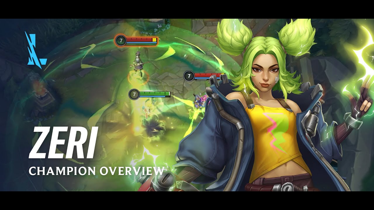 Zeri Champion Overview | Gameplay - League of Legends: Wild Rift