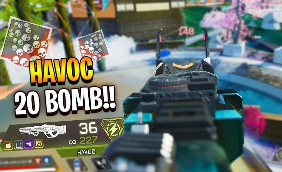 droppin' a 20 BOMB with the BUFFED Havoc!! - Apex Legends