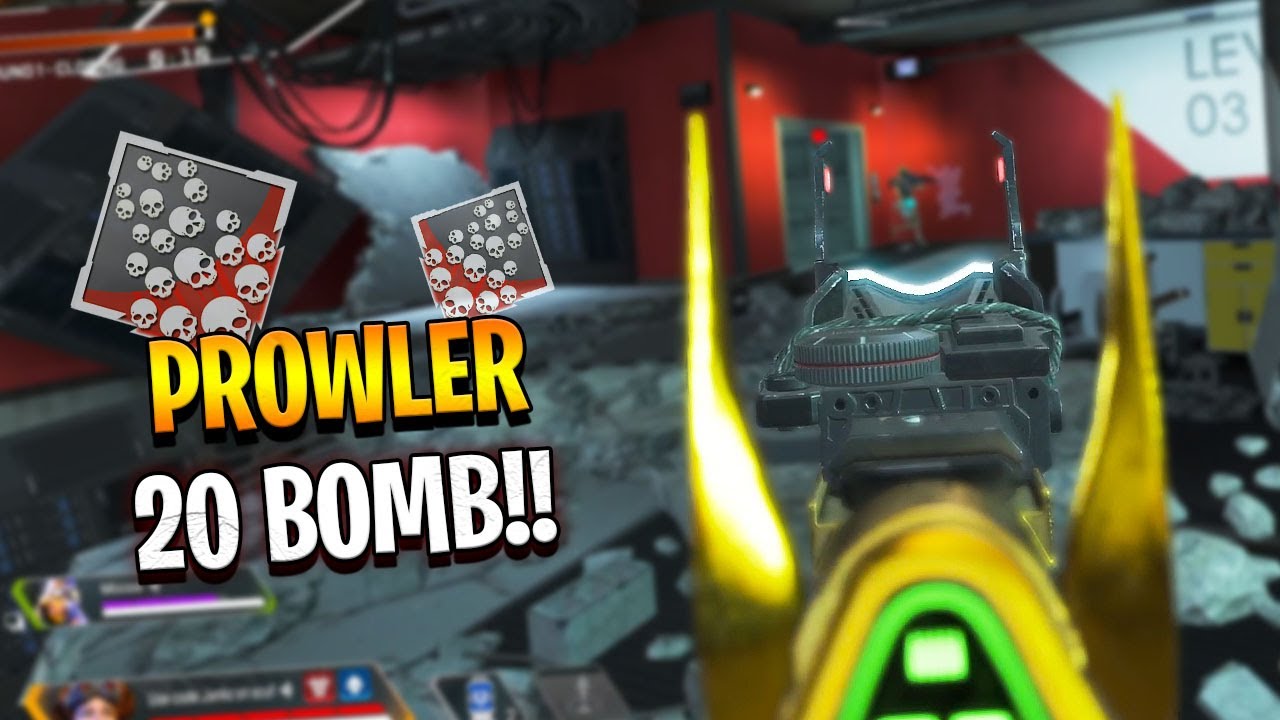 droppin' over 5000 Damage with the PROWLER & LONGBOW combo!! - Apex Legends