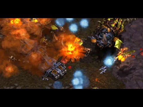 4K! Larva (Z) vs Last (T) on Fighting Spirit - StarCraft - Brood War