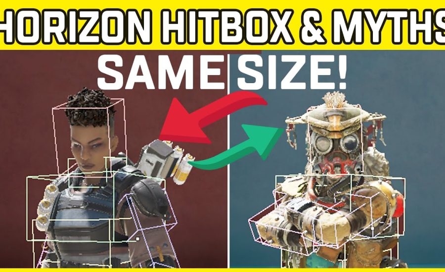 Apex Legends Horizon Hitbox Test & Hitbox Myths Busted! - Apex Legends News In a Minute #shorts