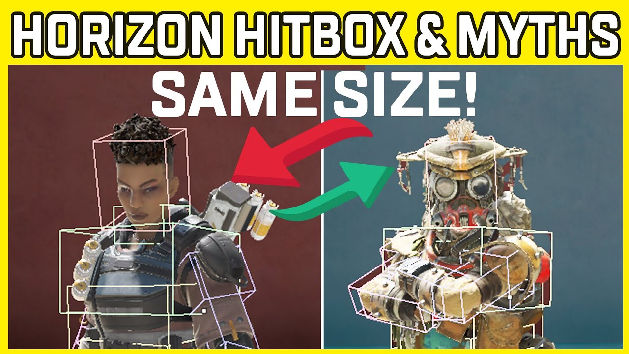 Apex Legends Horizon Hitbox Test & Hitbox Myths Busted! - Apex Legends News In a Minute #shorts