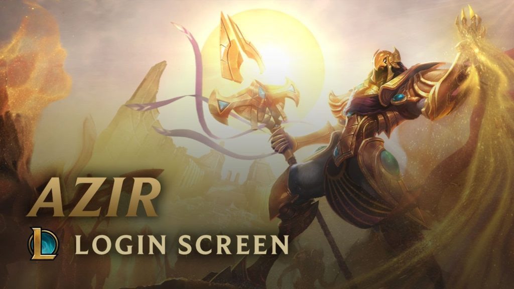 Azir, the Emperor of the Sands | Login Screen - League of Legends