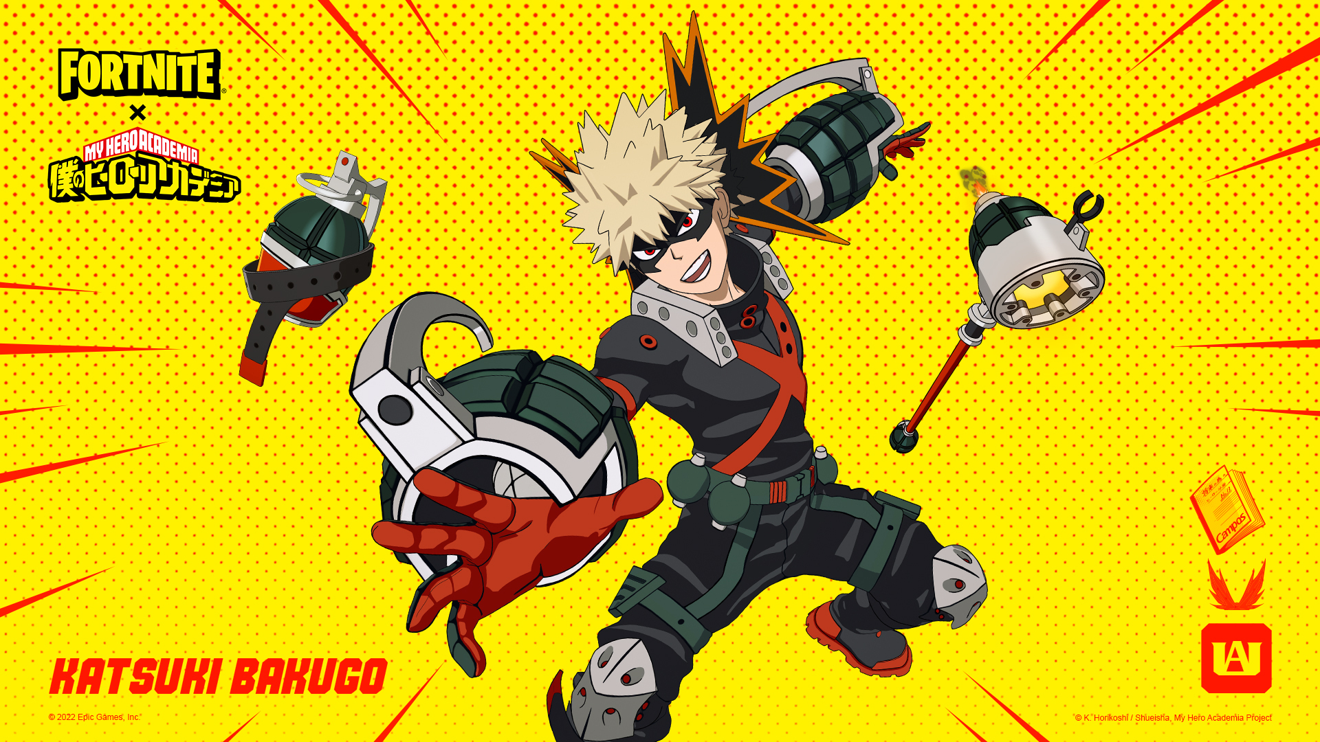 Fortnite Leaks Hint at 3 My Hero Academia Skins