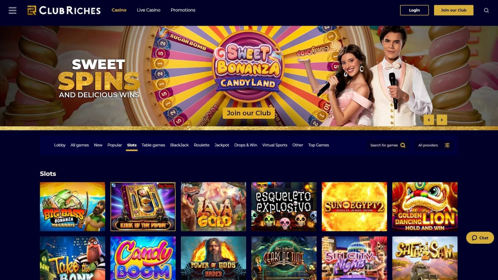 ClubRiches Casino Review - Cryptocurrency Gaming