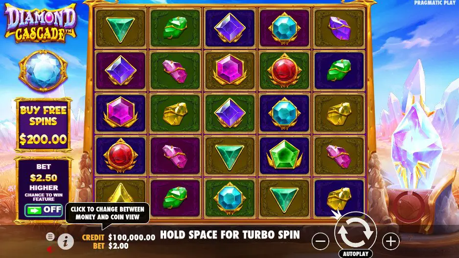 Play Diamond Cascade™ Free Game Slot by Pragmatic Play