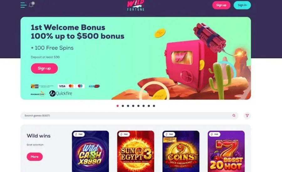 Wild Fortune Casino Review