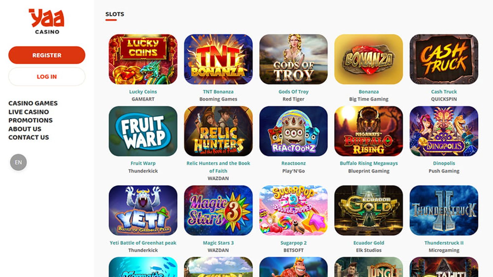 YaaCasino Review - Ultimate Online Gaming