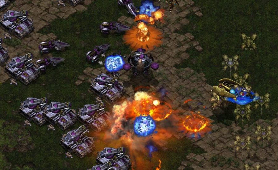 1440p! Rush (T) v Tyson (P) on Neo Sylphid - StarCraft - Brood War REMASTERED