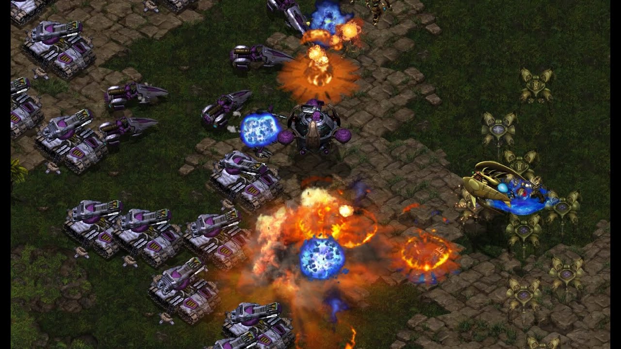 1440p! Rush (T) v Tyson (P) on Neo Sylphid - StarCraft - Brood War REMASTERED