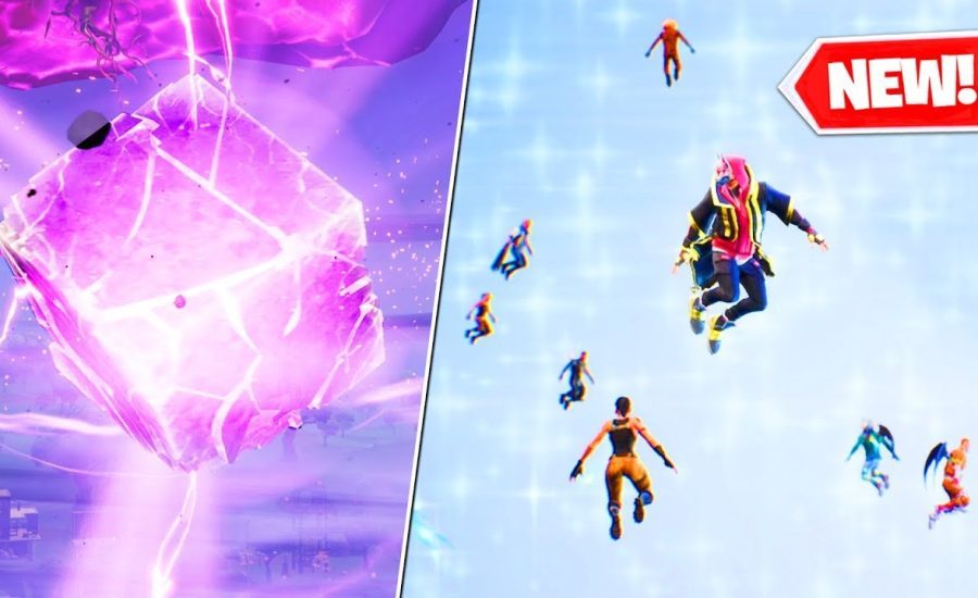 A NEW DIMENSION in FORTNITE (rip cube)