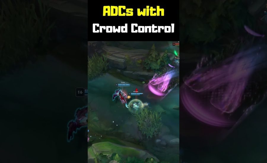 ADCs with Crowd Control - League of Legends #shorts