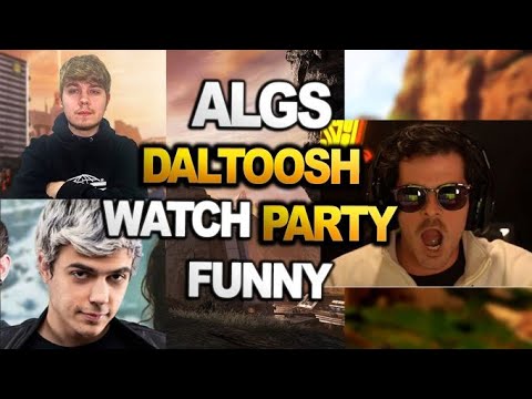 ALGS Pro League  DALTOOSH FUNNY WATCH PARTY - DALTOOSH REACTS TO NRG TEAM ( apex legends )