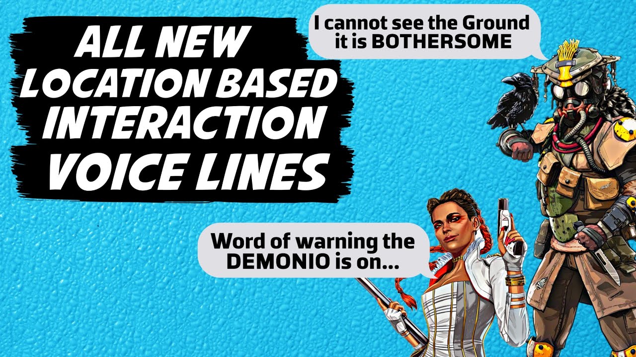 All New Location Based Voice Lines | Apex Legends