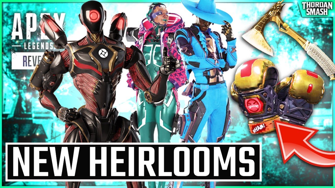 Apex Legends New Updated Heirloom Recolors