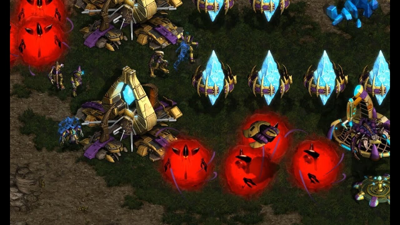 EPIC - Devil (Z) v Violet (P) on Heartbreak Ridge - StarCraft  - Brood War REMASTERED 2019